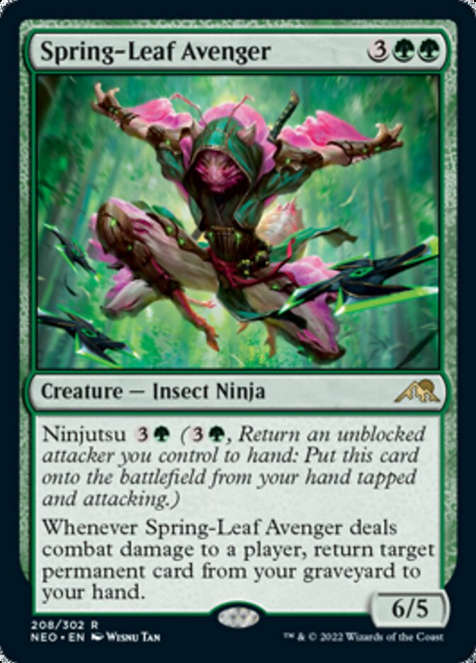 Spring-Leaf Avenger [Kamigawa: Neon Dynasty] | Cards and Coasters CA