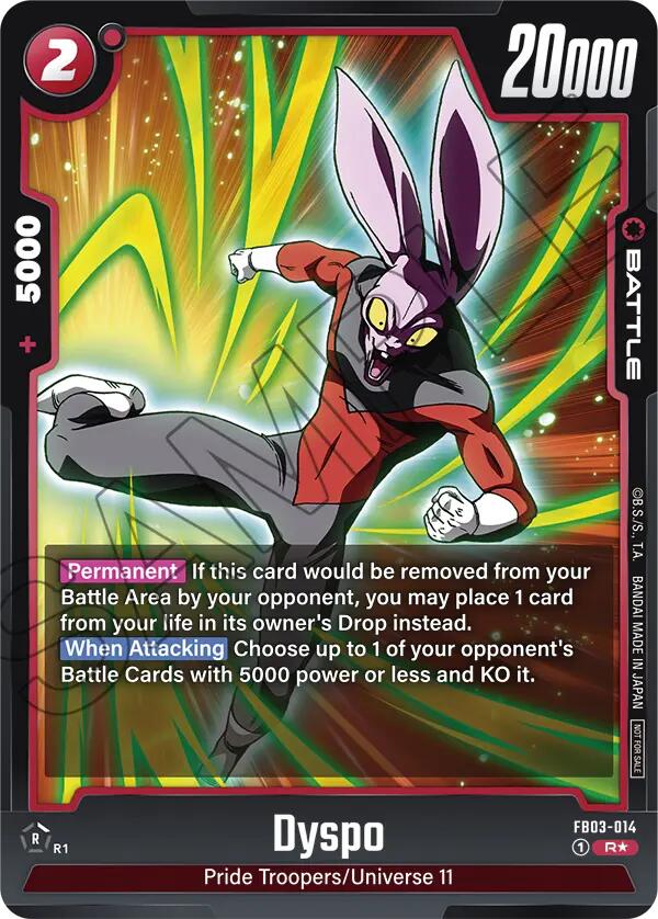 Dyspo (FB03-014) (Tournament Pack 03) [Fusion World Tournament Cards] | Cards and Coasters CA
