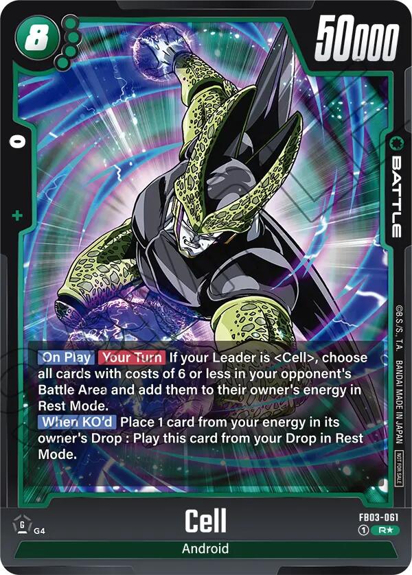 Cell (FB03-061) (Tournament Pack 03) [Fusion World Tournament Cards] | Cards and Coasters CA