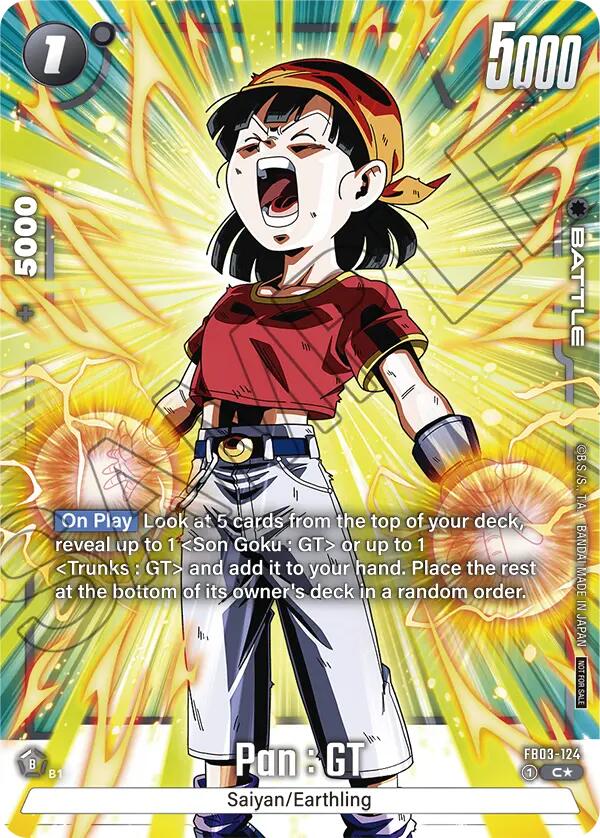 Pan : GT (FB03-124) (Tournament Pack -Winner- 03) [Fusion World Tournament Cards] | Cards and Coasters CA