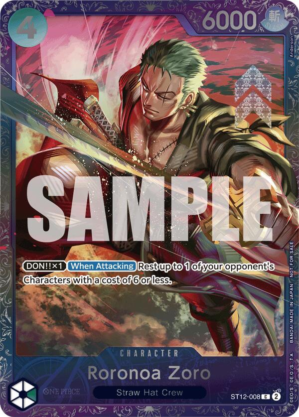 Roronoa Zoro (Treasure Cup 2024) [One Piece Promotion Cards] | Cards and Coasters CA