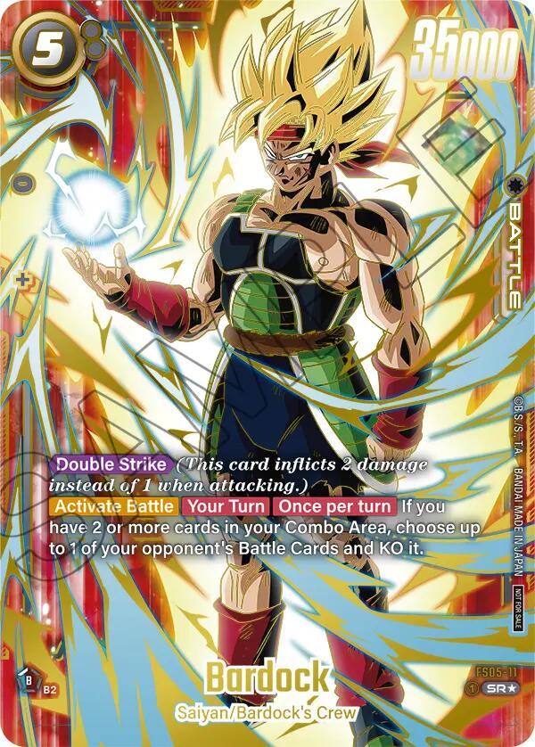 Bardock (FS05-11) (Gold) [Fusion World Tournament Cards] | Cards and Coasters CA