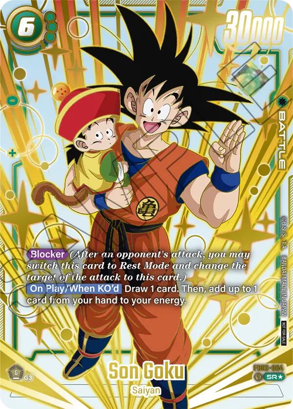 Son Goku (FB03-064) (Gold) [Fusion World Tournament Cards] | Cards and Coasters CA