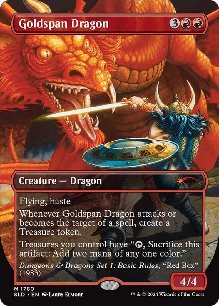 Goldspan Dragon [Secret Lair Drop Series] | Cards and Coasters CA