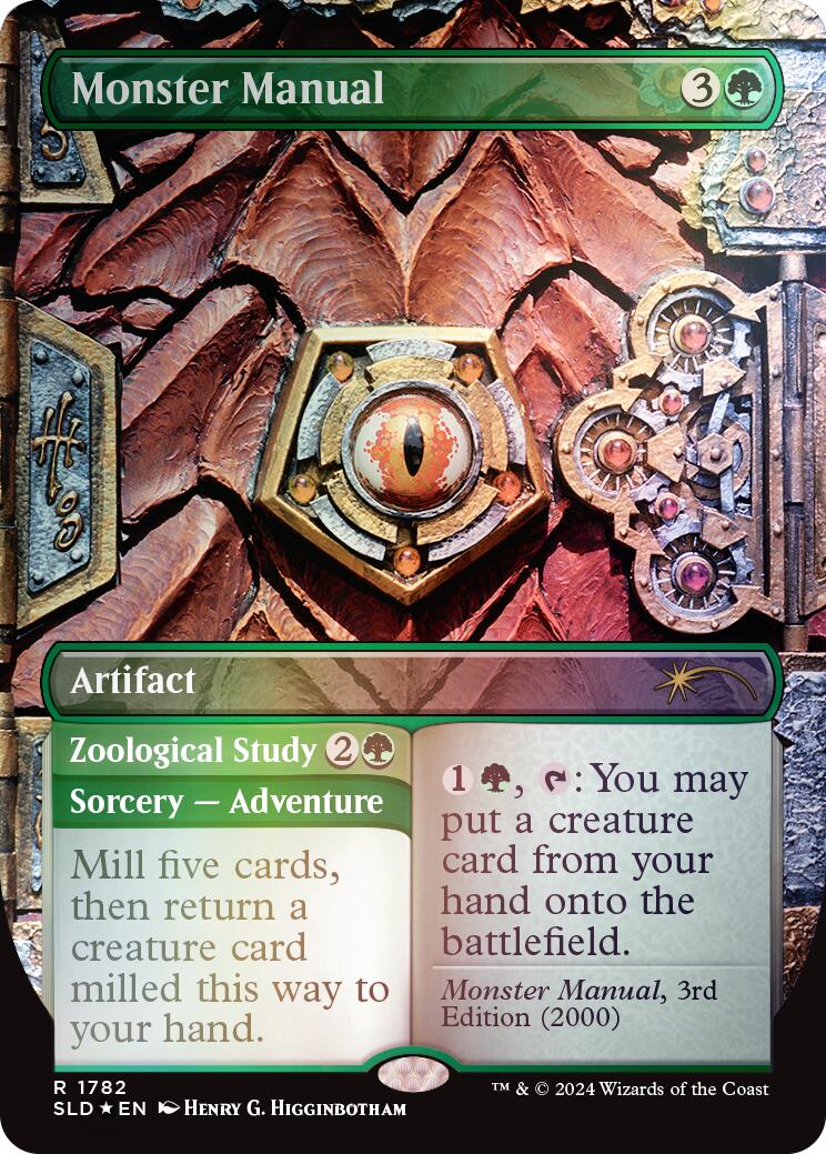 Monster Manual (Rainbow Foil) [Secret Lair Drop Series] | Cards and Coasters CA