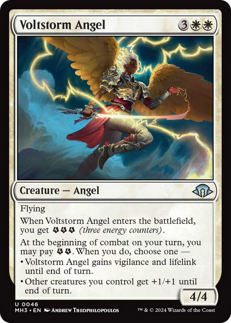 Voltstorm Angel [Modern Horizons 3] | Cards and Coasters CA