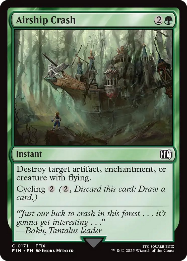 Airship Crash [FINAL FANTASY] | Cards and Coasters CA