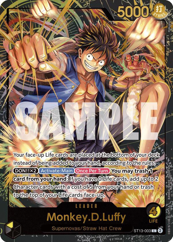 Monkey.D.Luffy (Premium Card Collection -Leader Collection-) [One Piece Promotion Cards] | Cards and Coasters CA