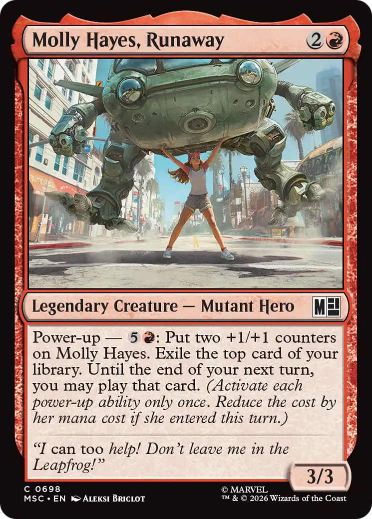 Molly Hayes, Runaway [Marvel Super Heroes Commander] | Cards and Coasters CA