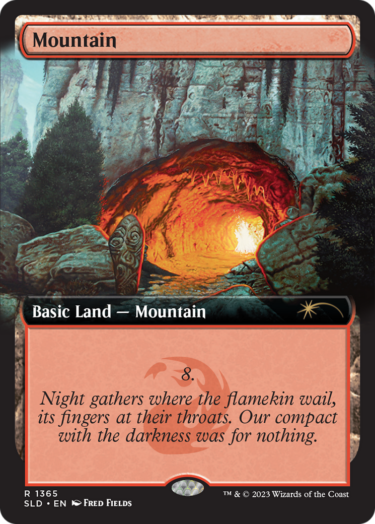 Mountain (1365) [Secret Lair Drop Series] | Cards and Coasters CA