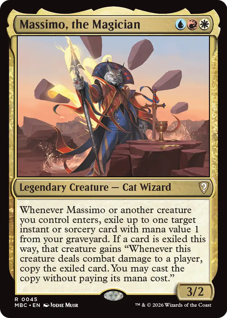 Massimo, the Magician [Mystery Booster: Commander Edition] | Cards and Coasters CA