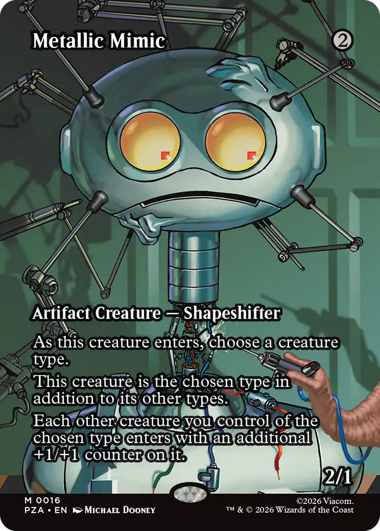 Metallic Mimic (Borderless) [Teenage Mutant Ninja Turtles Eternal-Legal] | Cards and Coasters CA