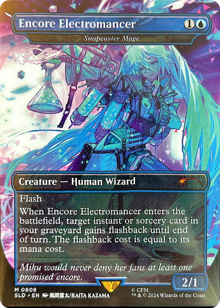 Encore Electromancer - Snapcaster Mage [Secret Lair Drop Series] | Cards and Coasters CA