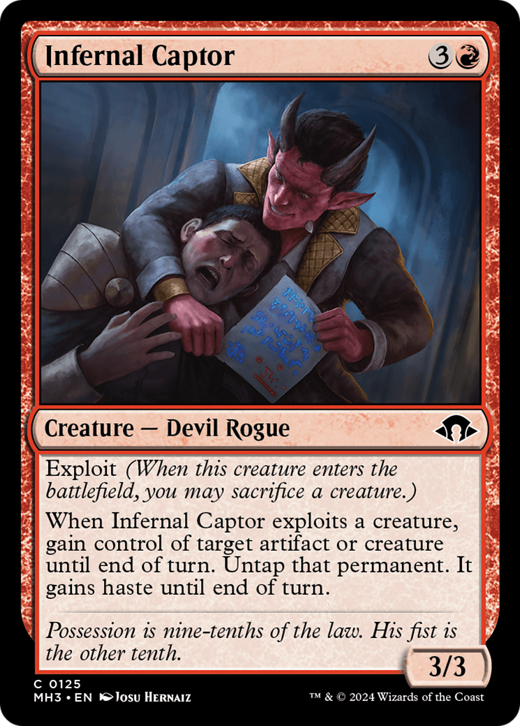 Infernal Captor [Modern Horizons 3] | Cards and Coasters CA