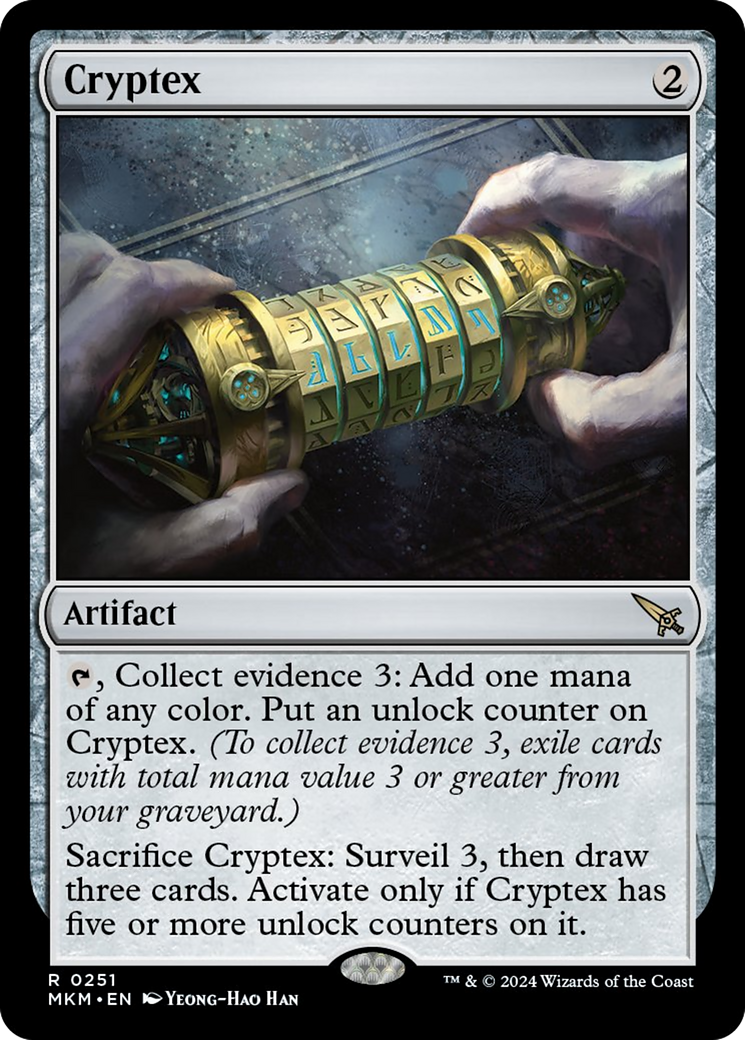 Cryptex [Murders at Karlov Manor] | Cards and Coasters CA