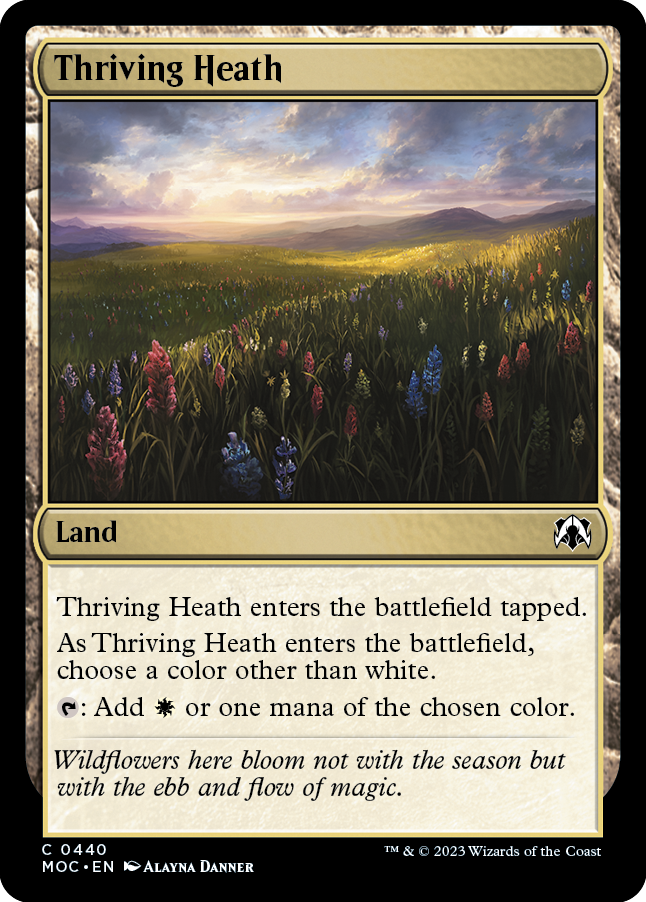 Thriving Heath [March of the Machine Commander] | Cards and Coasters CA