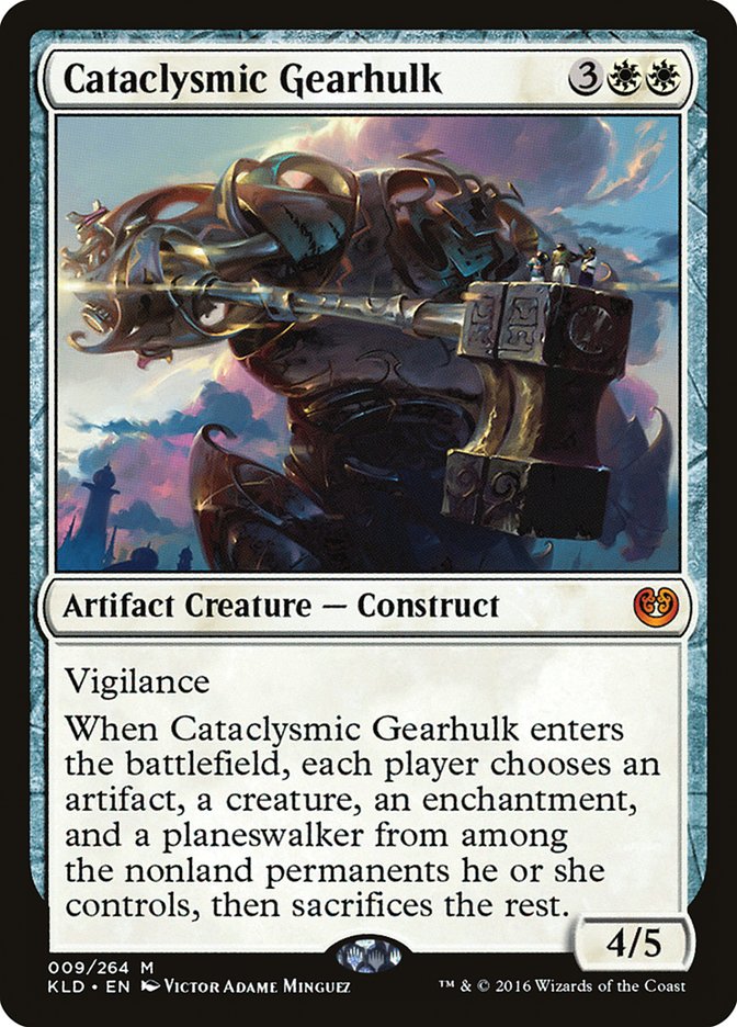 Cataclysmic Gearhulk [Kaladesh] | Cards and Coasters CA