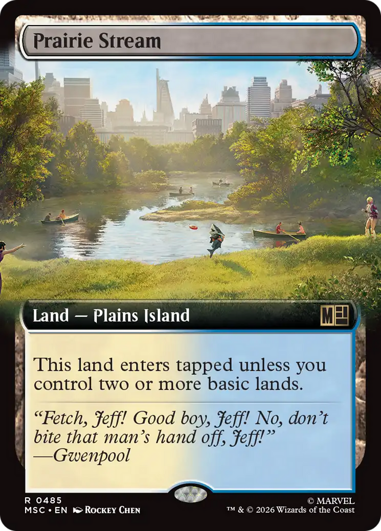 Prairie Stream (Extended Art) [Marvel Super Heroes Commander] | Cards and Coasters CA