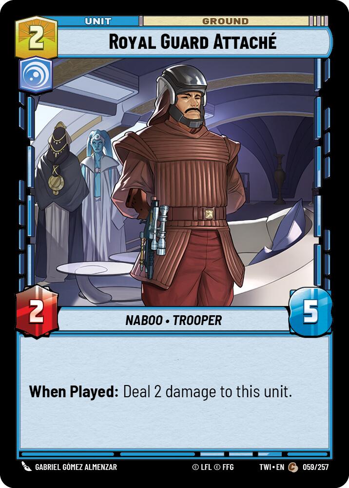 Royal Guard Attache (059/257) (059/257) [Twilight of the Republic] | Cards and Coasters CA