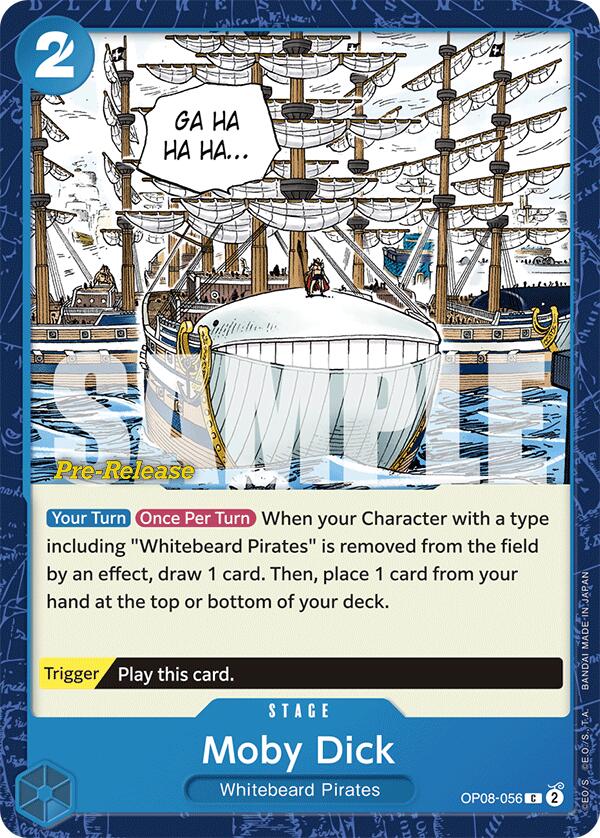 Moby Dick [Two Legends Pre-Release Cards] | Cards and Coasters CA