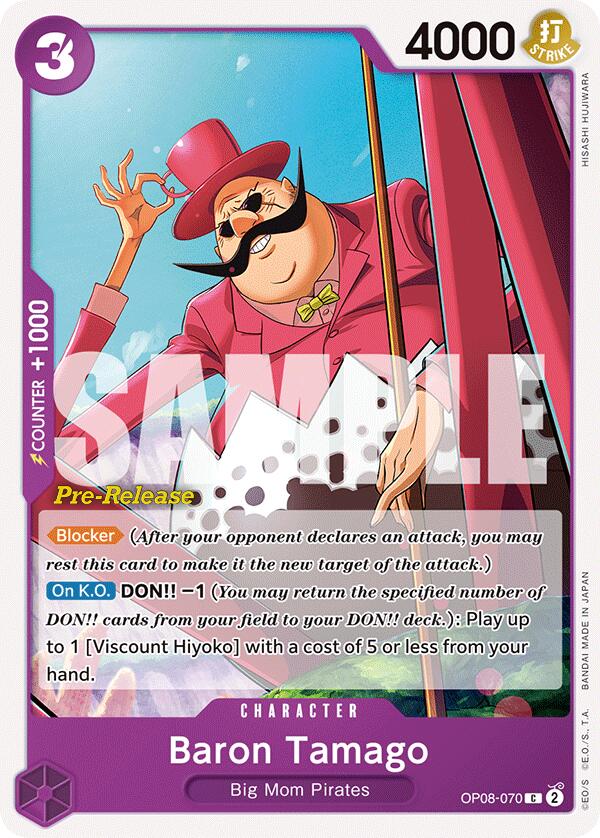 Baron Tamago [Two Legends Pre-Release Cards] | Cards and Coasters CA