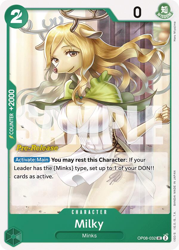 Milky [Two Legends Pre-Release Cards] | Cards and Coasters CA