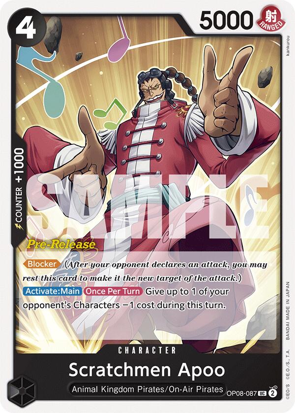 Scratchmen Apoo [Two Legends Pre-Release Cards] | Cards and Coasters CA