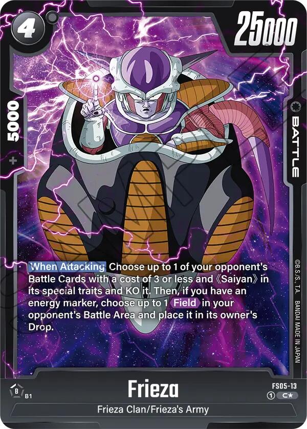 Frieza (Bonus Pack Alternate Art) [Starter Deck: Bardock] | Cards and Coasters CA