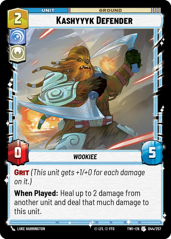 Kashyyyk Defender (044/257) (044/257) [Twilight of the Republic] | Cards and Coasters CA
