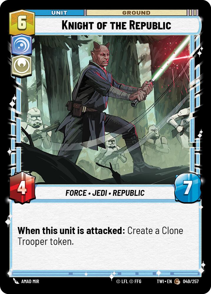 Knight of the Republic (049/257) (049/257) [Twilight of the Republic] | Cards and Coasters CA
