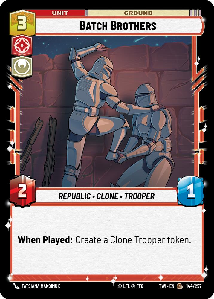 Batch Brothers (144/257) (144/257) [Twilight of the Republic] | Cards and Coasters CA