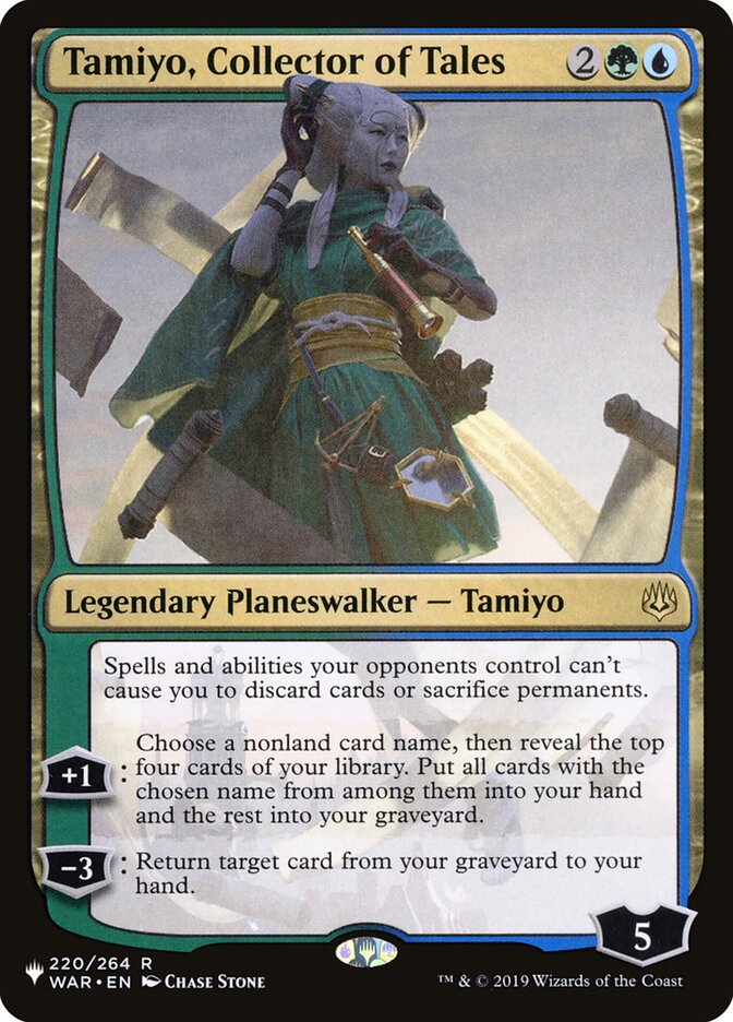 Tamiyo, Collector of Tales [The List] | Cards and Coasters CA