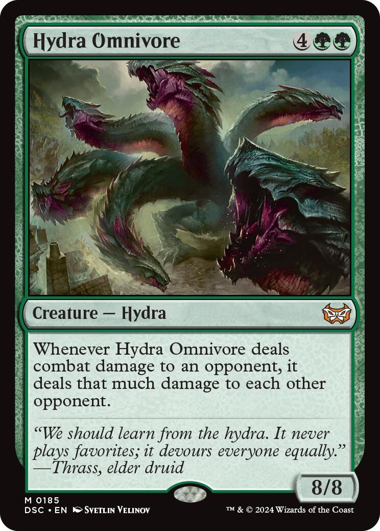 Hydra Omnivore [Duskmourn: House of Horror Commander] | Cards and Coasters CA