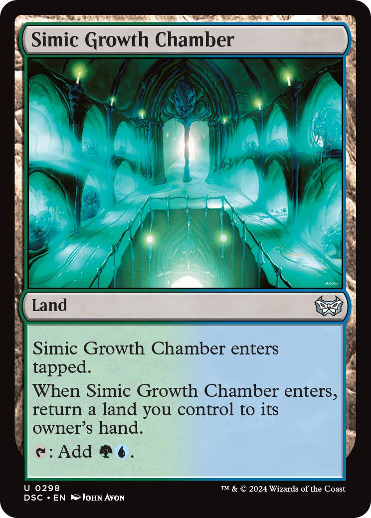 Simic Growth Chamber [Duskmourn: House of Horror Commander] | Cards and Coasters CA