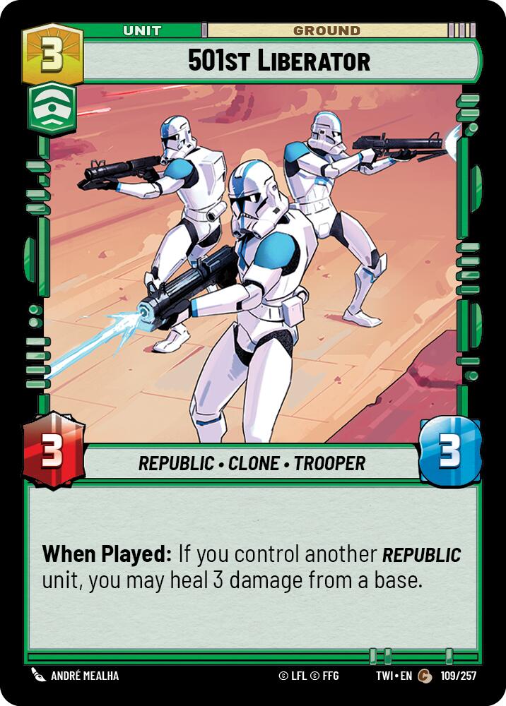 501st Liberator (109/257) [Twilight of the Republic] | Cards and Coasters CA