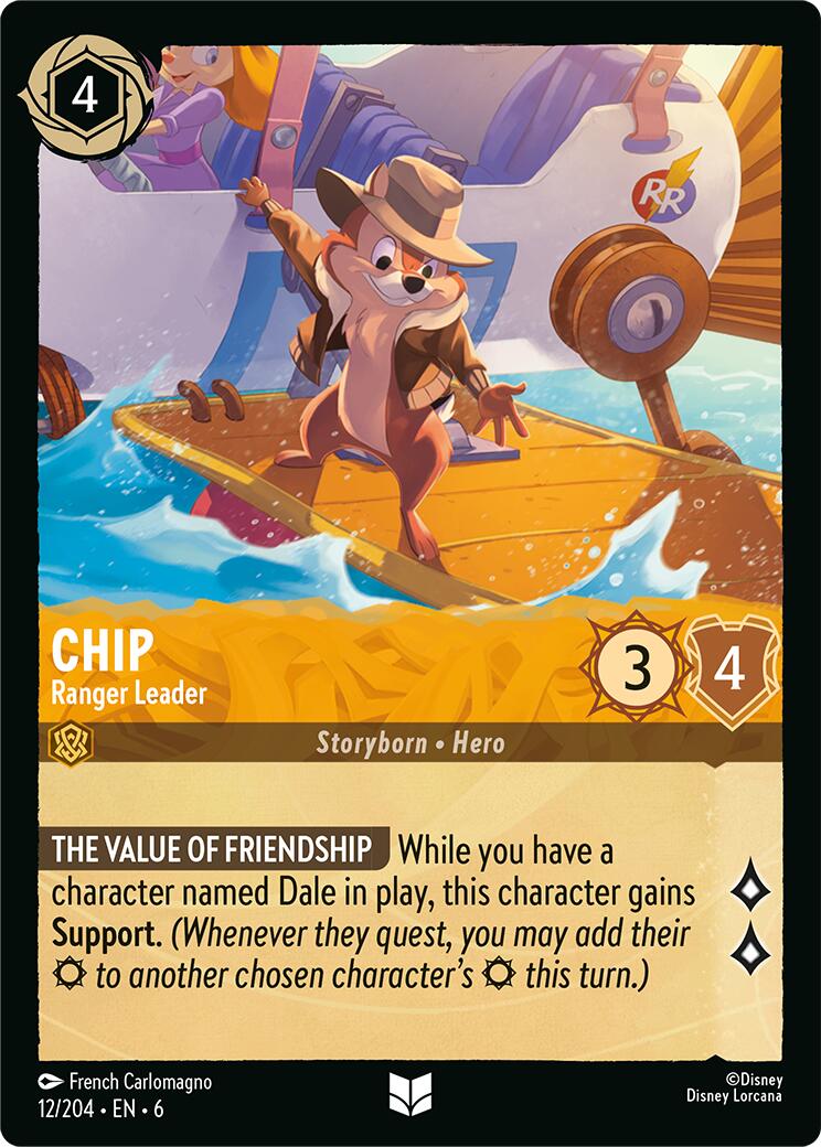 Chip - Ranger Leader (12/204) [Azurite Sea] | Cards and Coasters CA