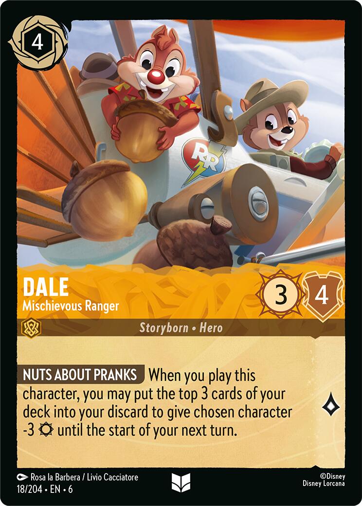 Dale - Mischievous Ranger (18/204) [Azurite Sea] | Cards and Coasters CA