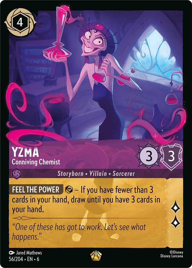 Yzma - Conniving Chemist (56/204) [Azurite Sea] | Cards and Coasters CA