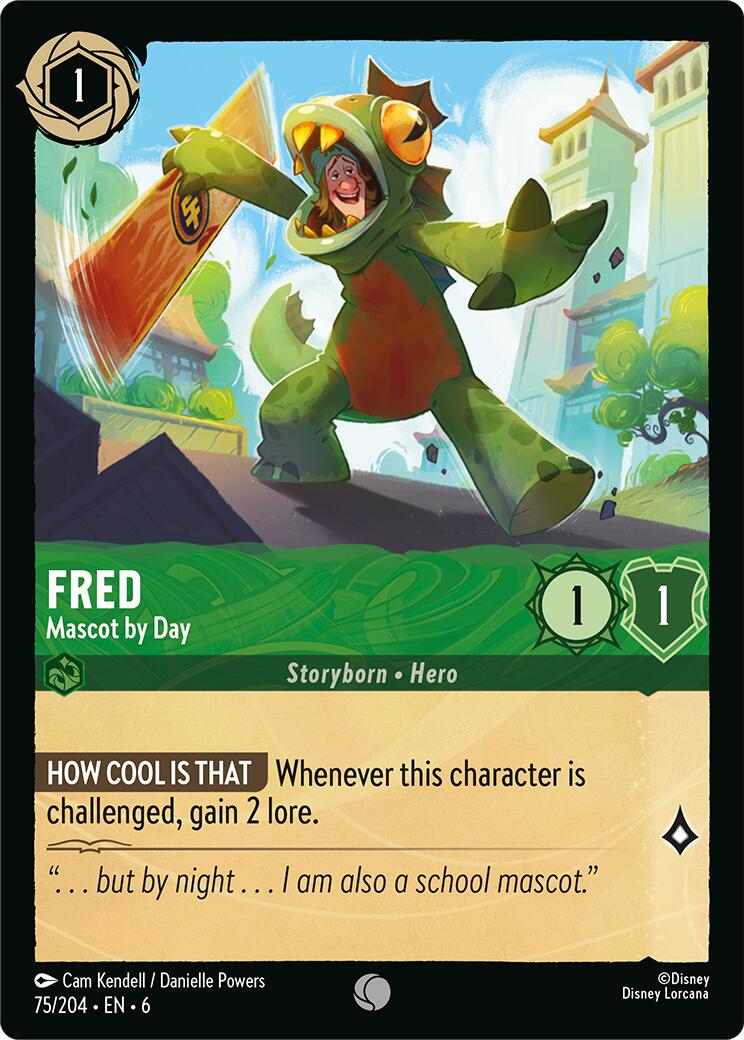 Fred - Mascot by Day (75/204) [Azurite Sea] | Cards and Coasters CA