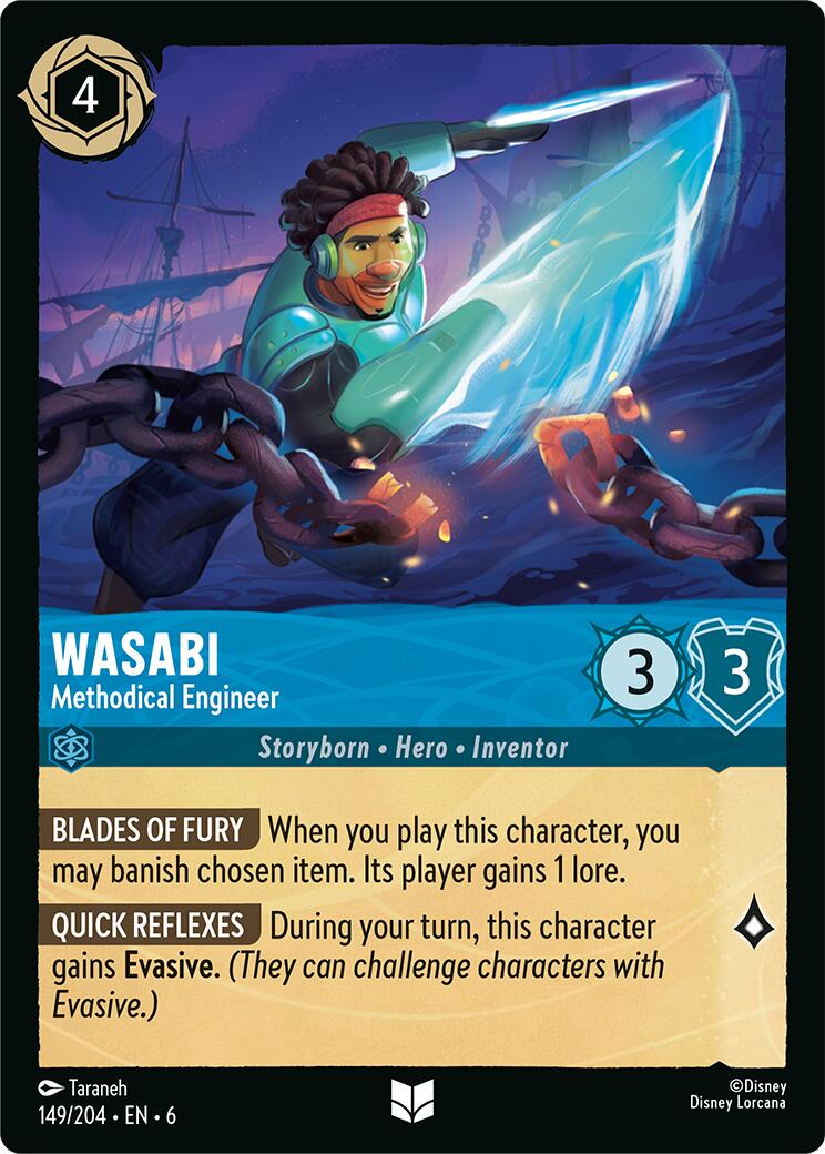 Wasabi - Methodical Engineer (149/204) [Azurite Sea] | Cards and Coasters CA