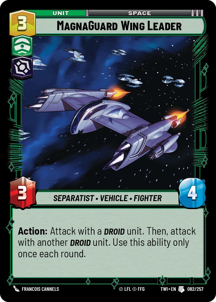 MagnaGuard Wing Leader (082/257) (082/257) [Twilight of the Republic] | Cards and Coasters CA