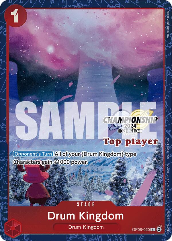 Drum Kingdom (Championship 2024 Top Player Pack) [One Piece Promotion Cards] | Cards and Coasters CA