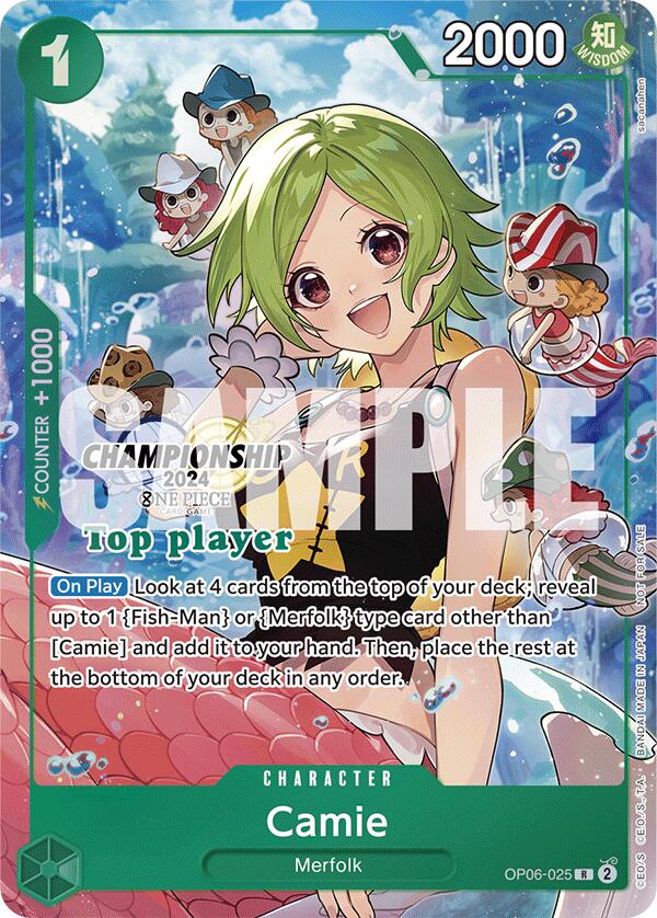 Camie (Championship 2024 Top Player Pack) [One Piece Promotion Cards] | Cards and Coasters CA