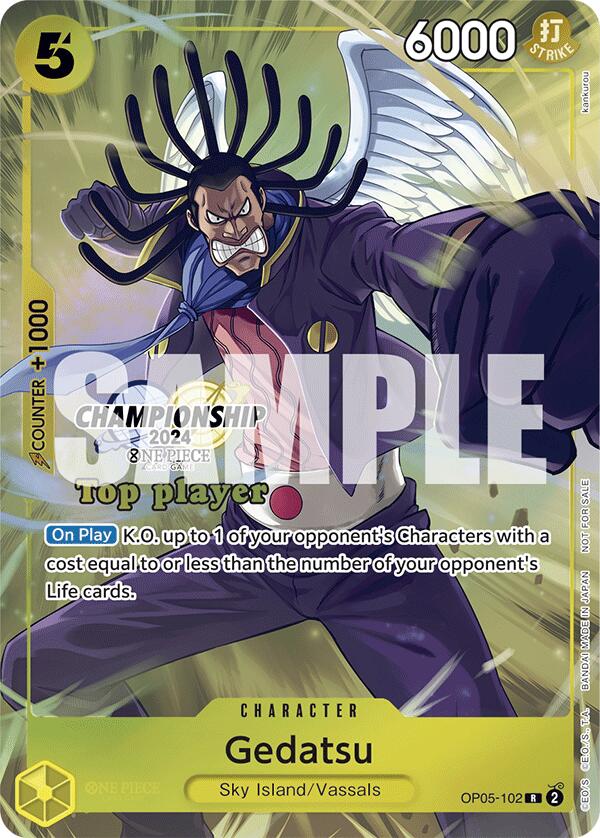 Gedatsu (Championship 2024 Top Player Pack) [One Piece Promotion Cards] | Cards and Coasters CA