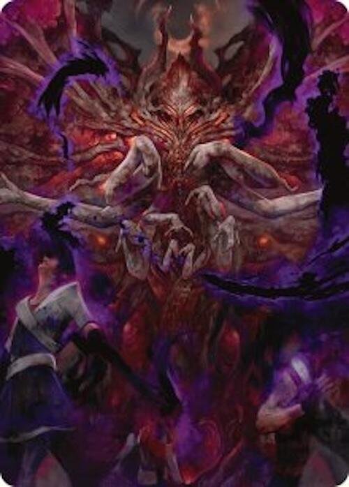 Damnation Art Card [Duskmourn: House of Horror Art Series] | Cards and Coasters CA