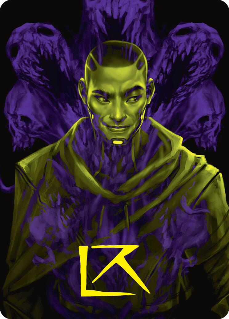 Kaito, Bane of Nightmares Art Card (Gold-Stamped Signature) [Duskmourn: House of Horror Art Series] | Cards and Coasters CA