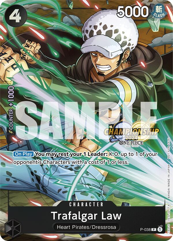 Trafalgar Law (P-038) (CS 2024 Event Pack) [One Piece Promotion Cards] | Cards and Coasters CA