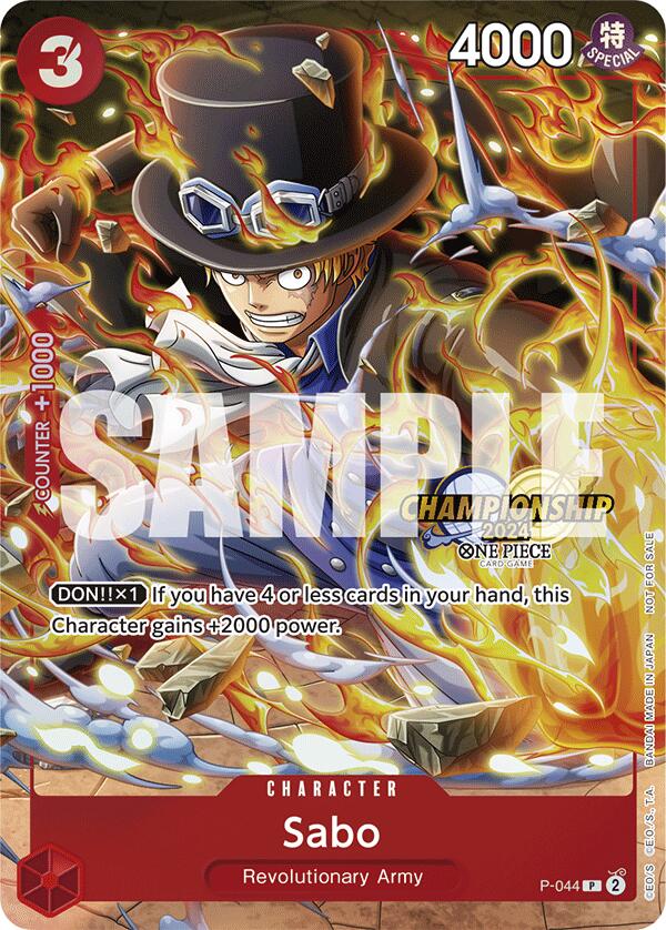 Sabo (CS 2024 Event Pack) [One Piece Promotion Cards] | Cards and Coasters CA