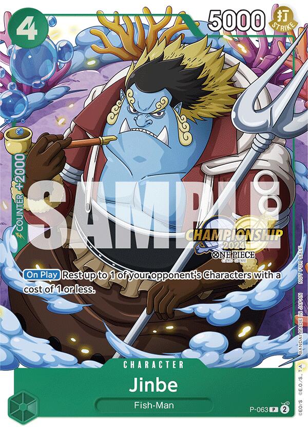 Jinbe (CS 2024 Event Pack) [One Piece Promotion Cards] | Cards and Coasters CA