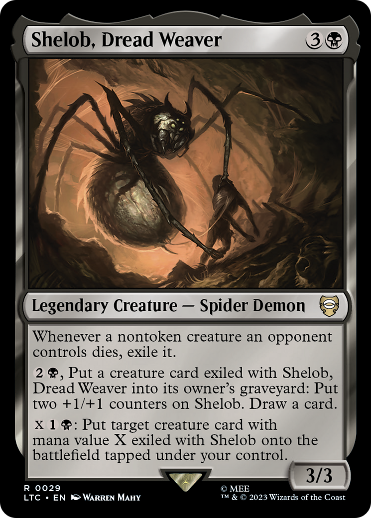 Shelob, Dread Weaver [The Lord of the Rings: Tales of Middle-Earth Commander] | Cards and Coasters CA